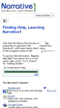 Mobile Screenshot of help.narrative1.com