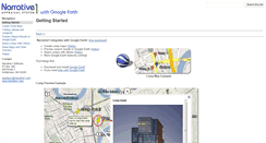 Desktop Screenshot of googleearth.narrative1.com